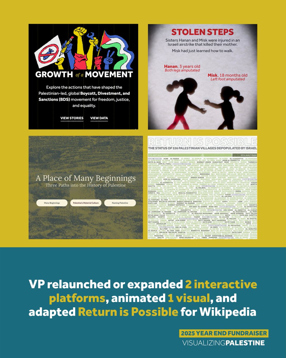 Visualizing Palestine tweet media