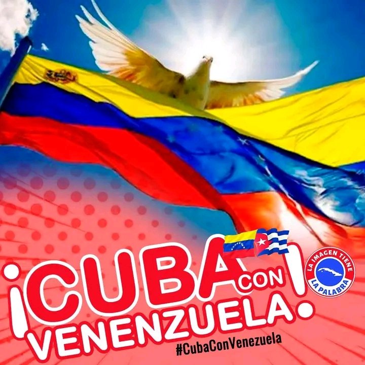 Que algo quede claro
#CubaEstaConVenezuela nuestro apoyo total para ellos.