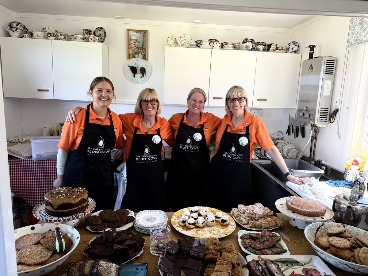 Colin_M_R's tweet photo. Great visit to @bluffcovelagoon today. Thank you to Hattie, Kevin and their amazing team. A v special place. Stunningly beautiful and our first #Falklands #King #Penguins. Delicious cake and even some last minute #christmas shopping! https://t.co/qQDJ75WFDA