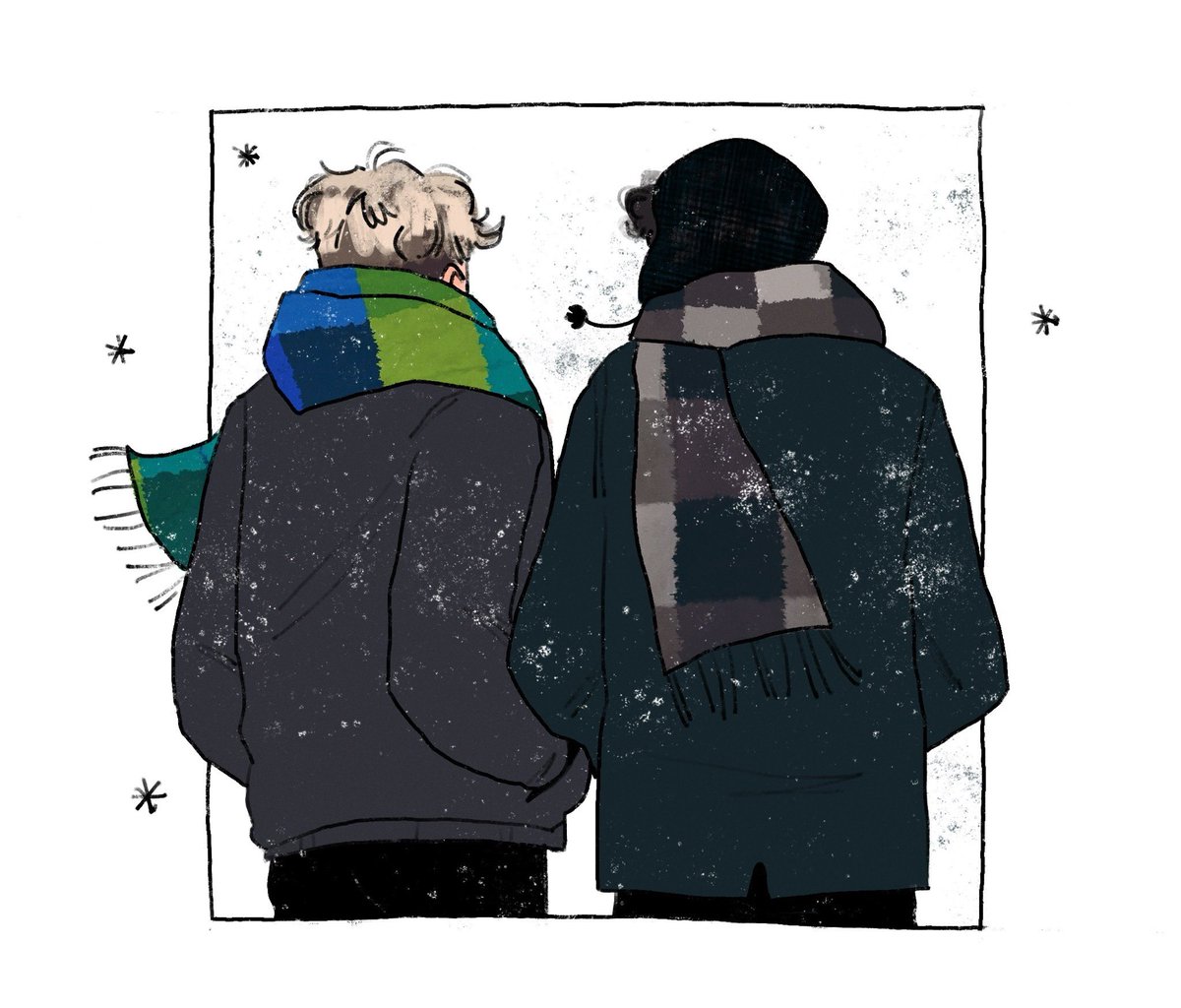chromolumen's tweet image. Oh alright. Merry Christmas Eve Eve here’s a doodle #phanart