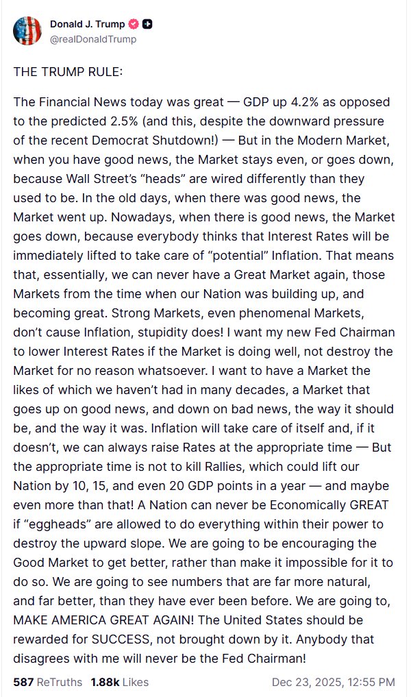 redlineer's tweet image. Well, han kan nog inte vara särskilt tydligare, marknaden är riggad av wallstreet (glöm orden inprisat framöver) och sen som säger emot han kommer inte i närheten av FED. 

Är bara lasta in och köpa dippar tills systemet går sönder antar jag #loadup