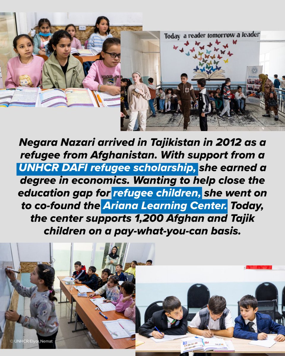 Education Advocate.
Afghan woman.
Refugee.

#NansenAward