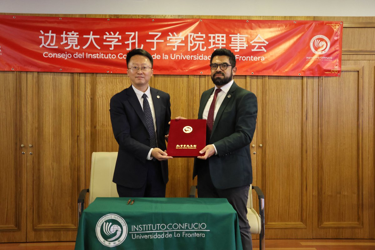 UFRO oficializa acuerdo de cooperación con Universidad de Comunicación de China (CUC) y la Fundación China para la Educación Internacional del Chino. ufro.cl/u/11700