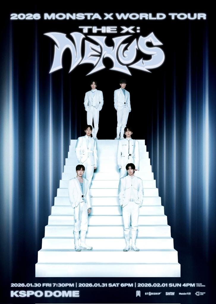 2403BROWNIE's tweet image. สิ่งที่ได้ไปต่อในปี 2026 : คอน MONSTA X
แล้วเปิดต้นปีสวยๆด้วย 2026 MONSTA X WORLD TOUR [THE X : NEXUS] IN ASIA 🎉

#몬스타엑스 #MONSTAX #MONSTA_X #MONSTAX_THEX_NEXUS #MONSTAXinASIA