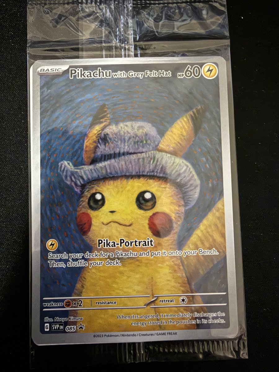 kickasskad's tweet image. 🧇 kickass waffa for Christmas🧇 

Sealed Van Gogh Pikachu! 

52 spots @ $10 per! 

Rt for a chance at a free spot! 

Will run as a duck race, 1 minute to determine winner. 

No payment do until full!