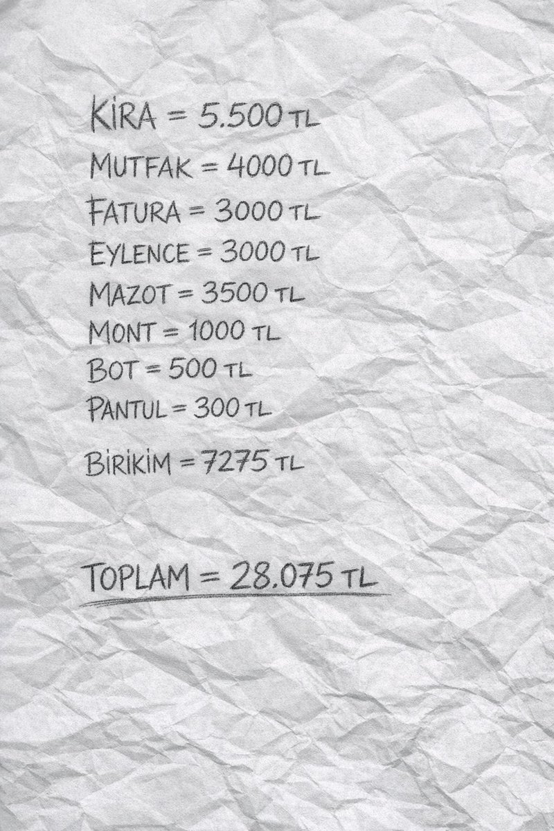 EgmisMece's tweet photo. Hesabımız tamam
#asgariücret
Hayırlı olsun 🌸🌺🌷💐✨🌟💫 https://t.co/PtjSSpPLhT