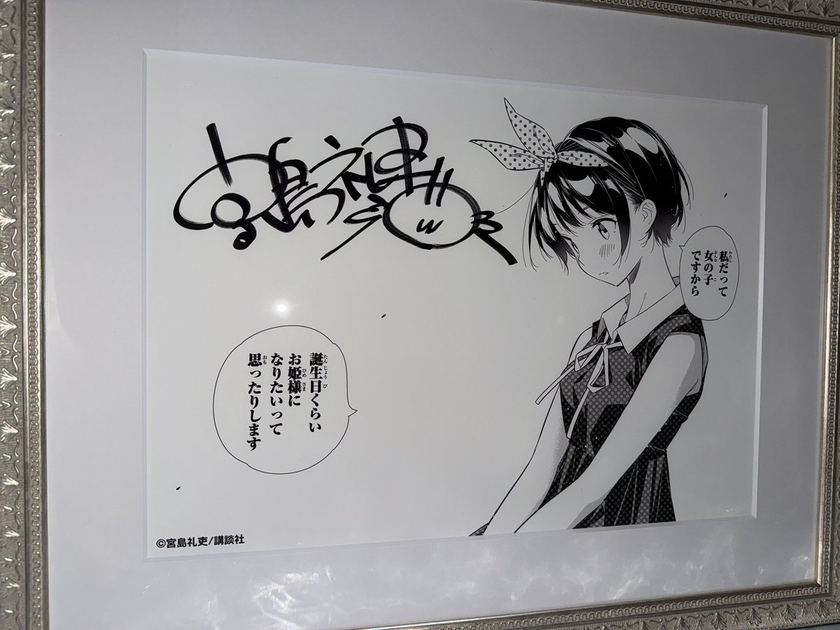 青春アニメーションシリーズ サイン入り複製原画イラスト 注文して楽しみにしてたグッズ開封 サイン入り複製原画って、、、 これ