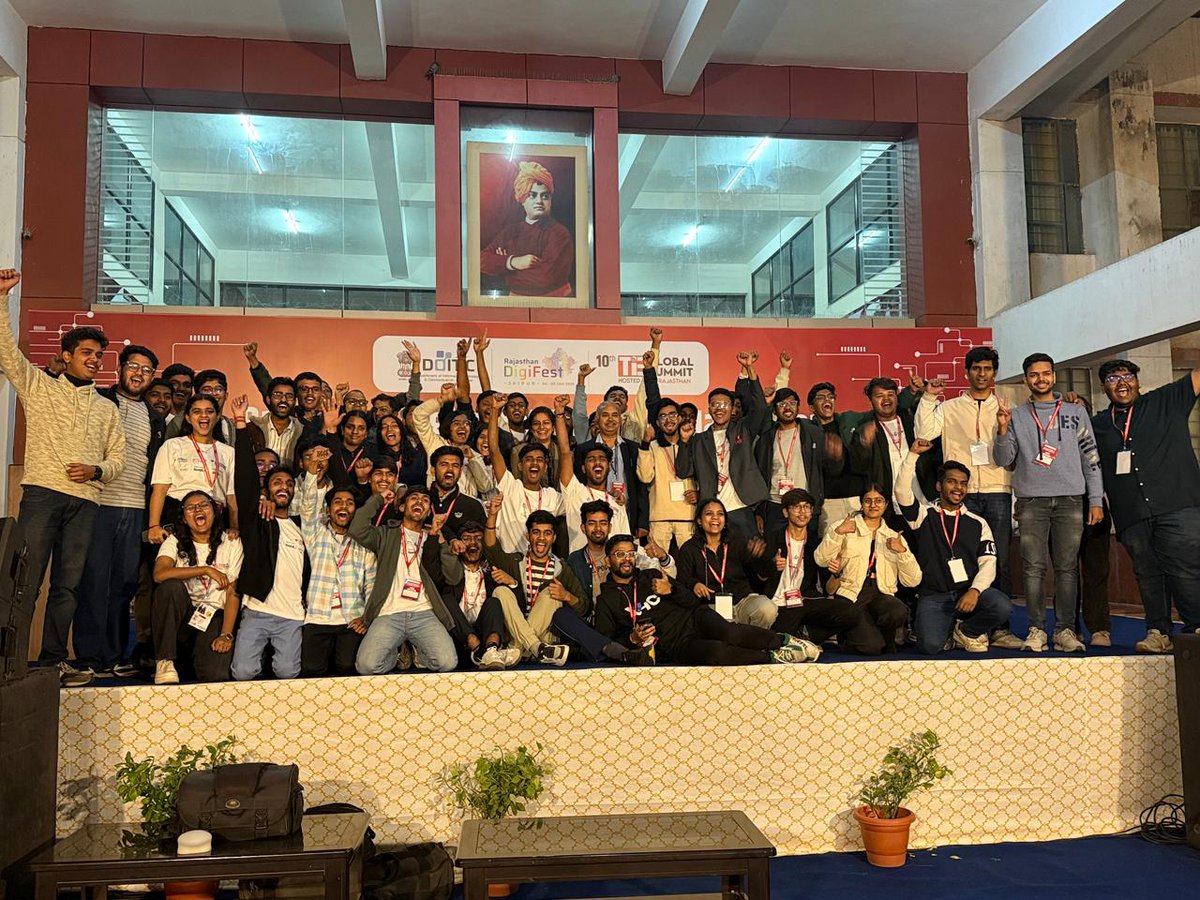 brainuplabs's tweet photo. 🥈 Smart Matrix Team | Brain Up Labs
Runner-Up at Rajasthan DigiFest × TiE Global Hackathon 💰₹25K
Building impact through innovation 🚀We extend our sincere gratitude to the organizers, mentors supported us throughout this journey https://t.co/InK63p4kjO