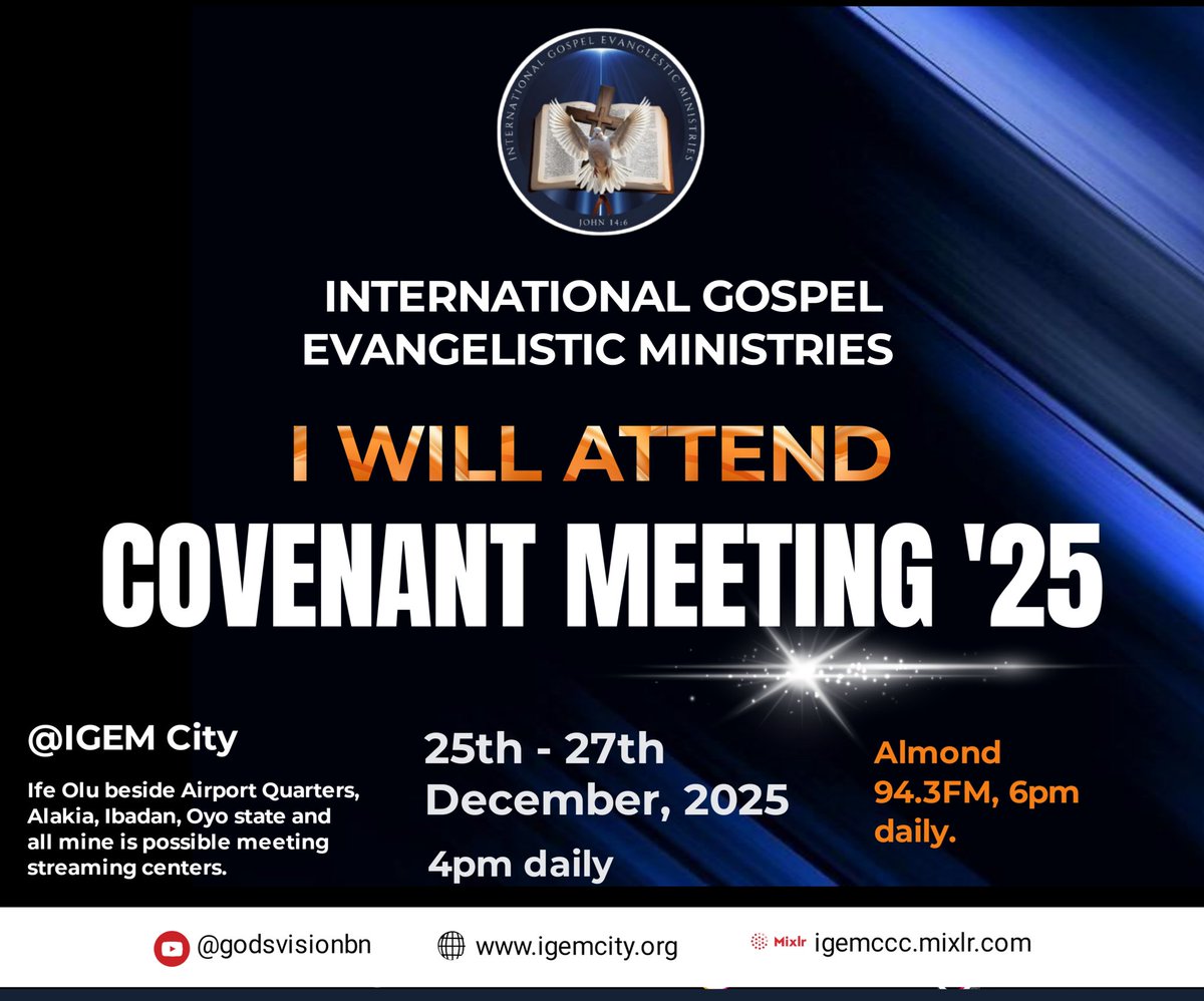 igemcity's tweet photo. I will attend Covenant Meeting 2025. What about you? #igemccc #covenantmeeting25 #wordsoflife #gospel #godskingdom #jesus #salvation https://t.co/19gMu14EtW