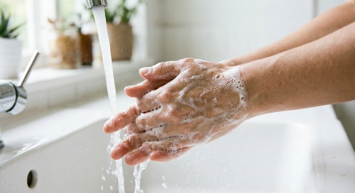 ArchMHealth's tweet image. We are in the peak of respiratory virus season. While supplements are popular, basic hygiene remains king. Regular hand washing reduces the transmission of respiratory illnesses by over 20%. It sounds simple, but scrubbing for a full 20 seconds—roughly the time it takes to hum…