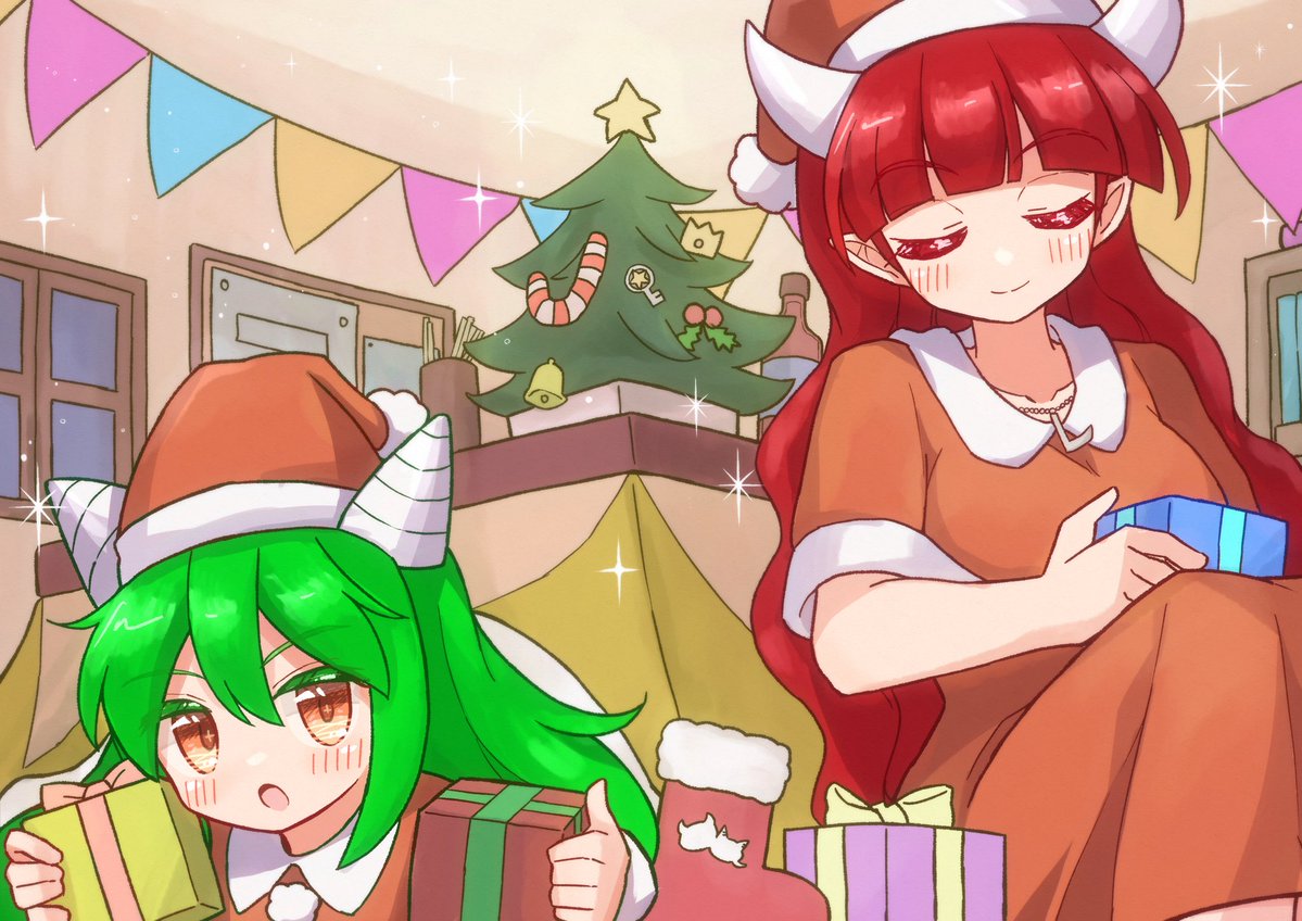 つのつの・メリークリスマス！ #ざくアクアート