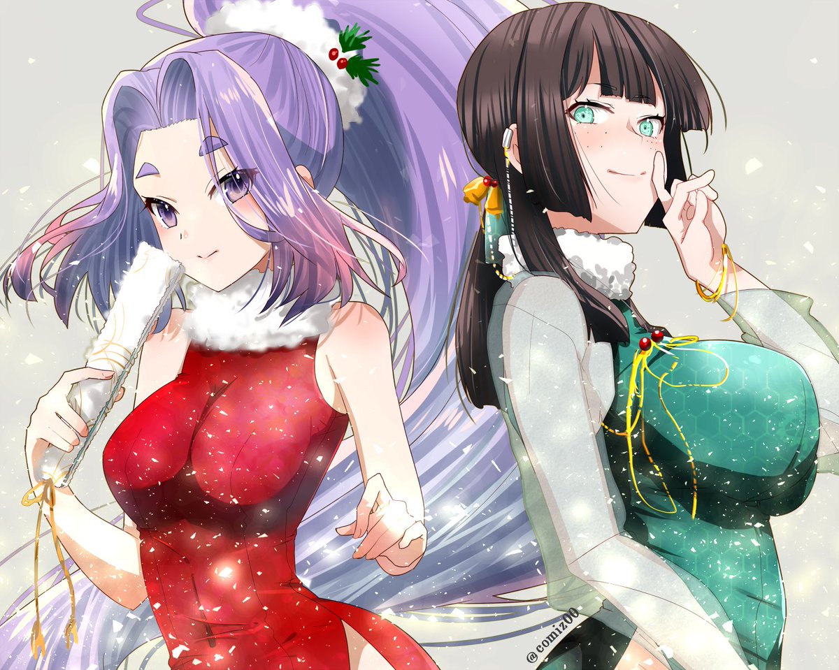 初春(艦これ) 「メリークリスマス!」|みずのイラスト