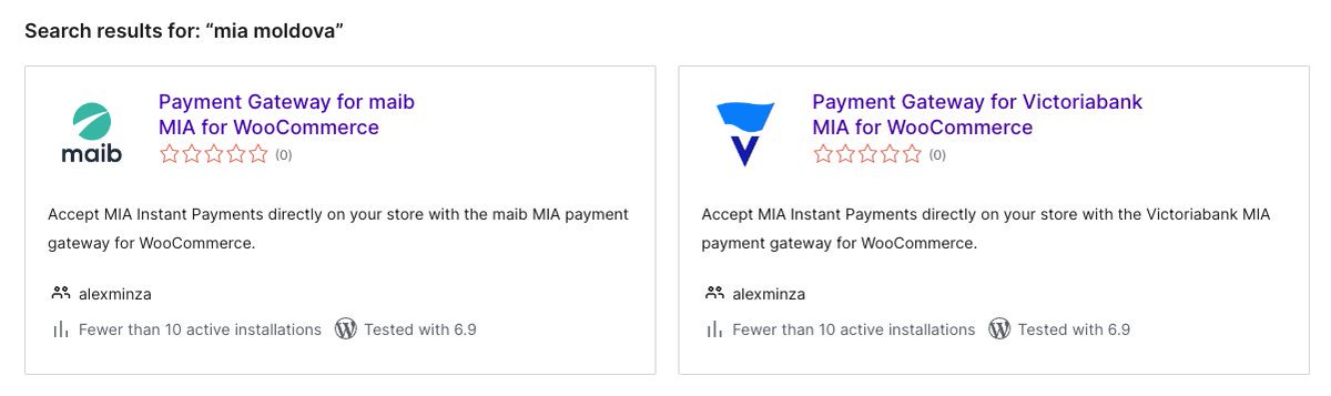 AlexMinza's tweet photo. Ai un magazin online pe WooCommerce? Accepta MIA Plăți Instant! https://t.co/SNIYli9DO0 https://t.co/se975BvwP7