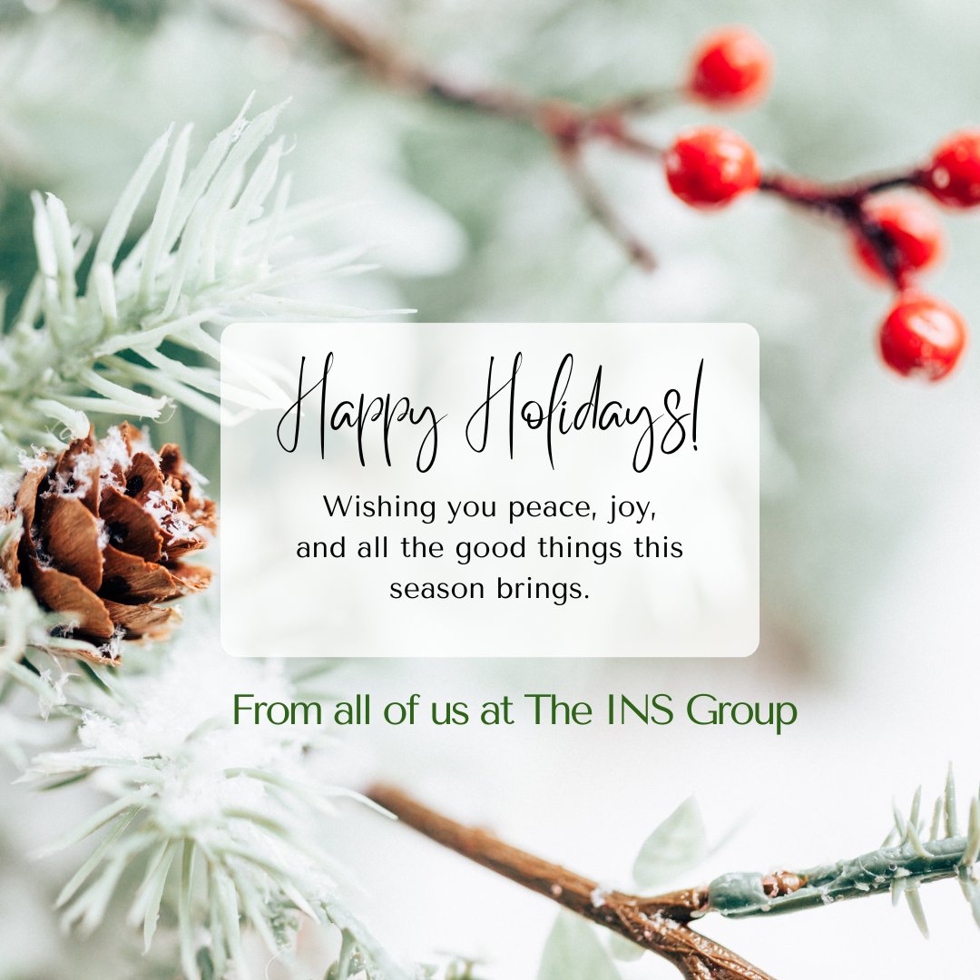 Happy Holidays from The INS Group. 
Grateful for the incredible organizations creating change. Wishing you peace, joy, and a moment to recharge.