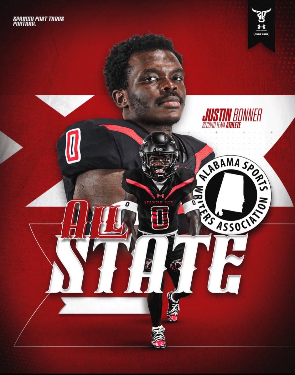 SFortTorosMedia's tweet image. Congrats to @JuBonner7 on being named as SF’s 71st All-State selection…11th in last 4 years!!! 🤘 #RecruitToros