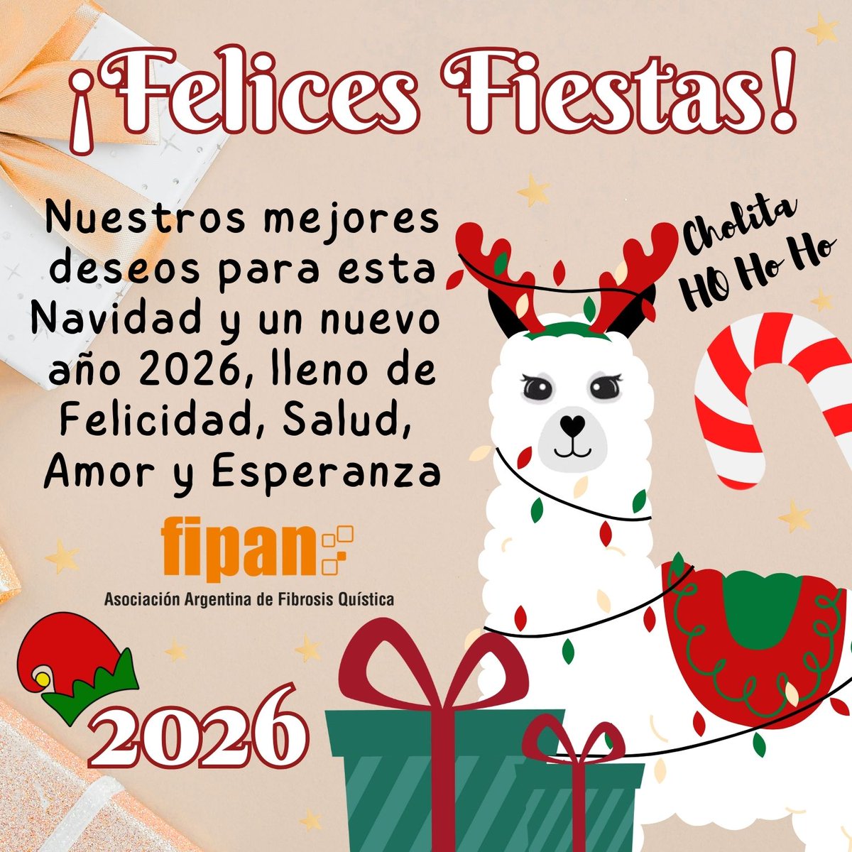 🧡FIPAN les desea un muy feliz Año 2026, con el deseo de que los avances y logros científicos continúen siendo pilares de excelencia en los tratamientos para la Fibrosis Quística.

¡Muchas felicidades! A toda la comunidad FQ 🌲✨️🥂