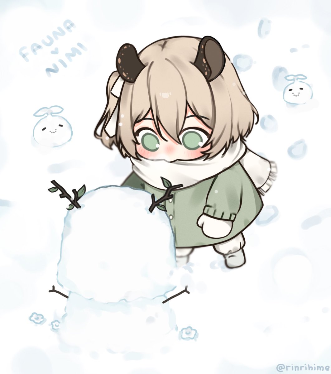 rinrihime's tweet image. snow