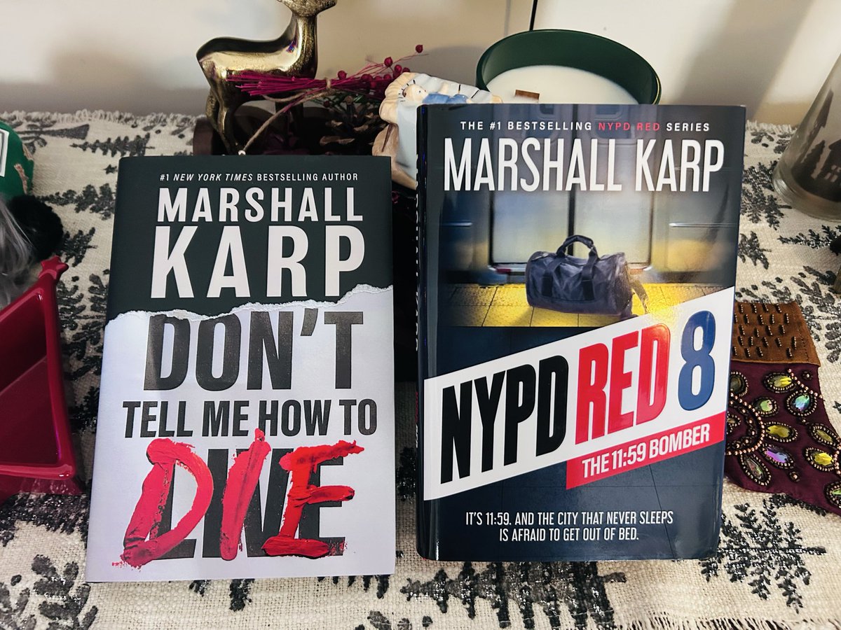 MarshallKarp's tweet photo. Last minute gift panic? I’ve got you.
“NYPD Red 8: The 11:59 Bomber” and “Dont Tell Me How To Die.”
Ebooks and audiobooks land now.
Hit my Linktree in bio to have them by Christmas.
Team Zach and Kylie or Maggie Dunn and Johnny Rollo?
#MarshallKarp #NYPDRed8 #DontTellMeHowToDie https://t.co/QzvLjW2wyF