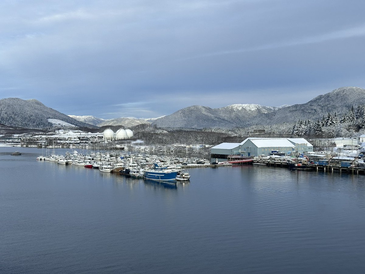 dbwillows's tweet image. Cold day arriving the LPG (propane) berth in Porpoise Harbour/Watson Island.  Port Edward, BC 🇨🇦