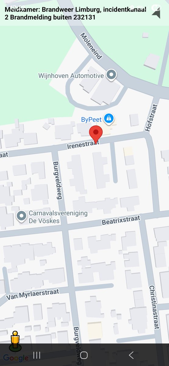 Brandmelding Buiten in Meerlo