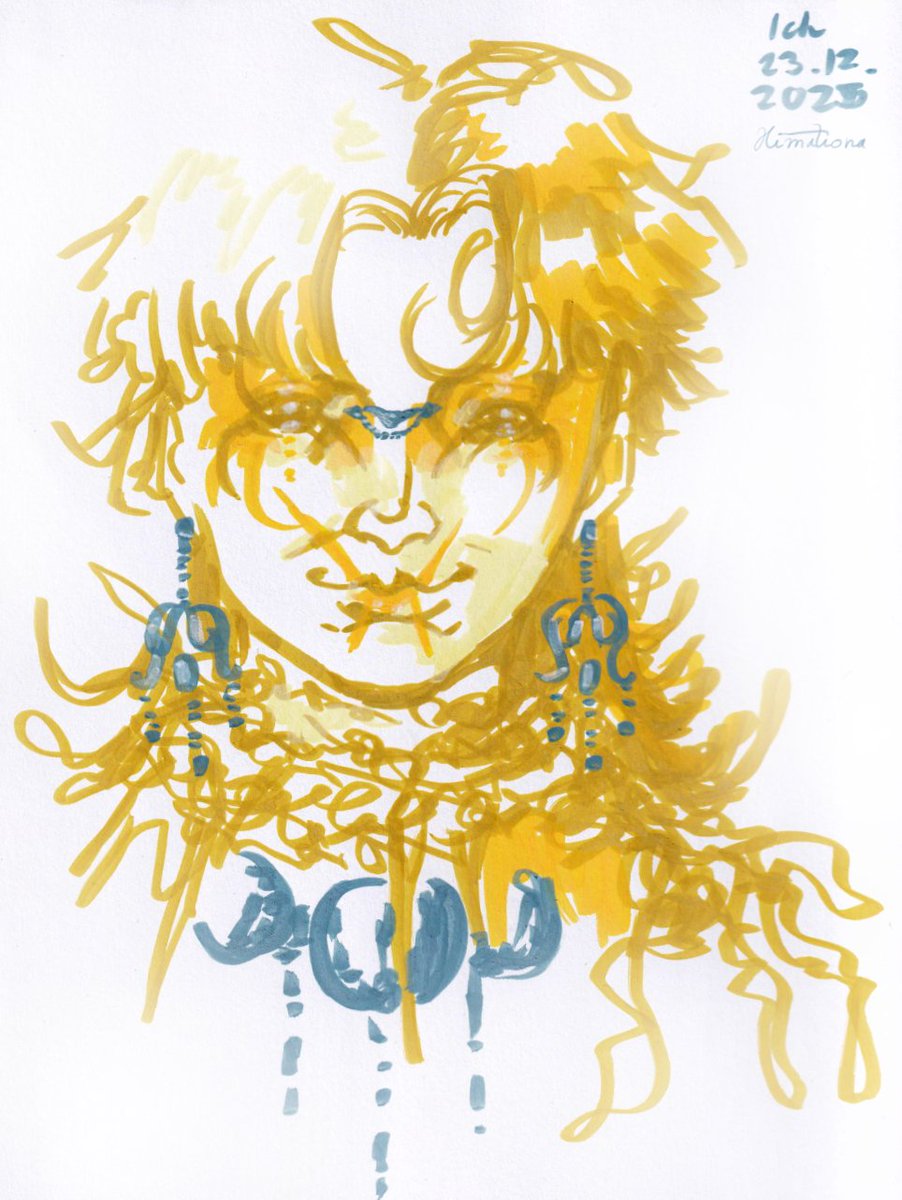 rare case of a self-portrait