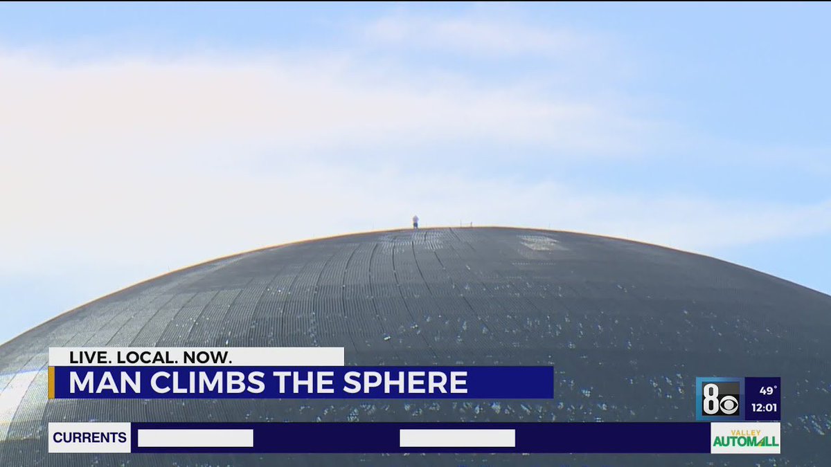 JonnyRoot_'s tweet image. Fact Check: FALSE

Pro-Life Spider-man, Maison DeChamps was the first person to appear on top of The Sphere in Las Vegas, not Timothy Chalamet. 

His efforts helped save children from murder through abortion.