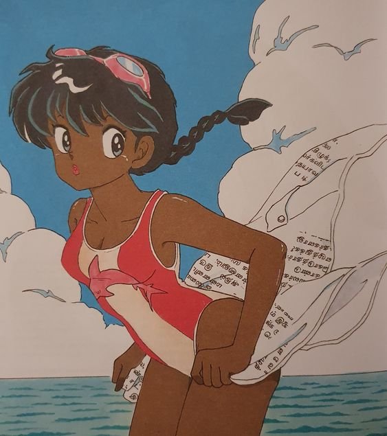 wolfiverse's tweet photo. @mintsugar_0705 I mean, Rumiko herself did this once. And the author of the post probably did it to provoke Lucy 👀 (it was discovered yesterday that she is racist towards black people). https://t.co/1h9TZEGq3c