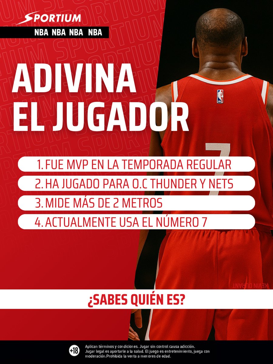 SportiumRD's tweet image. Kevin Durant: talento, elegancia y fuego competitivo 🔥 Uno de los anotadores más dominantes del baloncesto moderno 🏀💯
#KevinDurant #NBA #MVP #Basketball #Scorer #Legend #KD