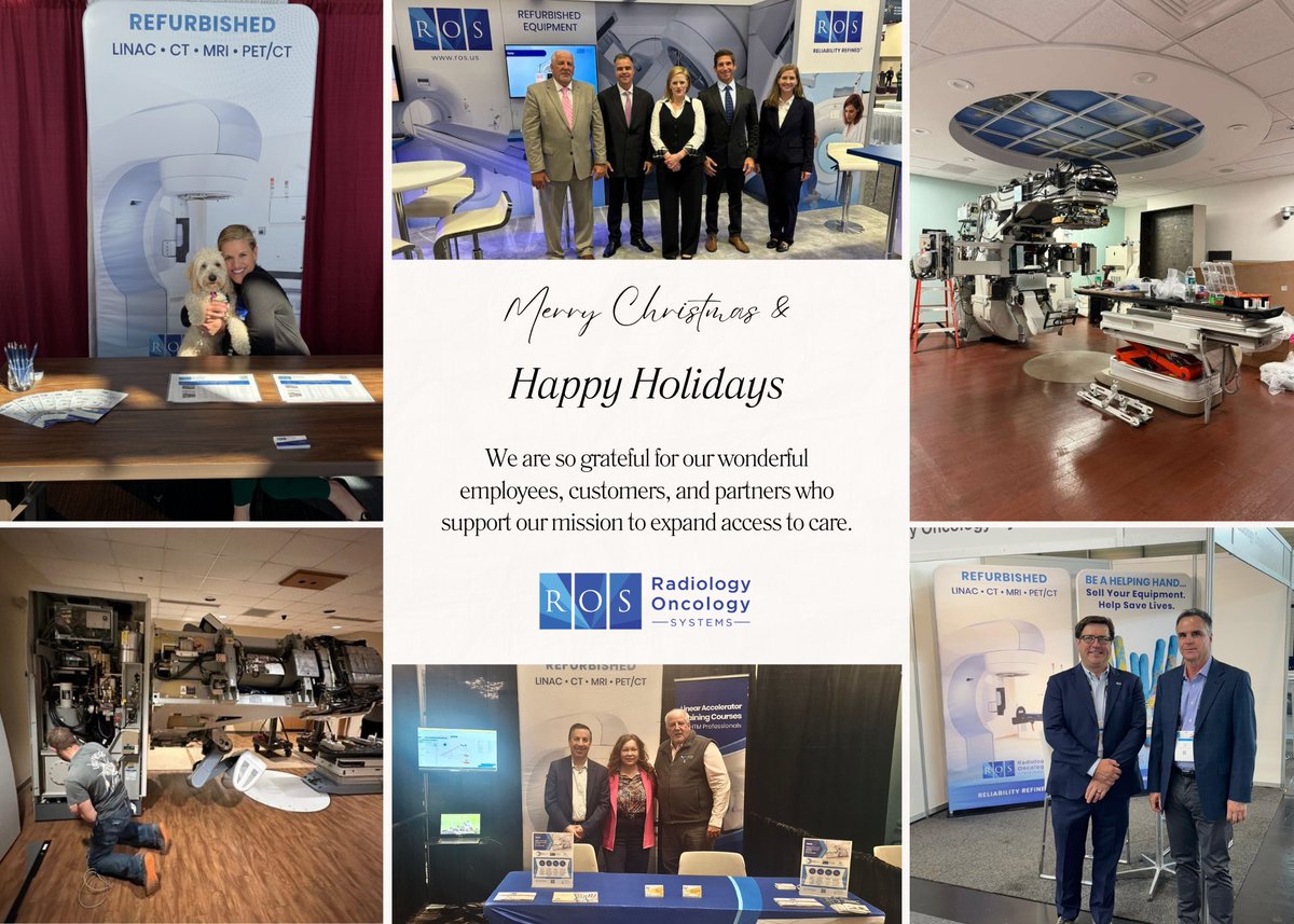 RadOncSystems's tweet photo. Happy Holidays! We’re looking back on a wonderful 2025 and wishing you all the best for the season ahead. https://t.co/glkzBxeJCD