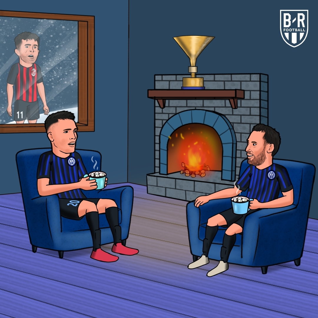 brfootball's tweet image. The teams leading Europe's top five leagues at Christmas enjoying themselves... for now 🎄