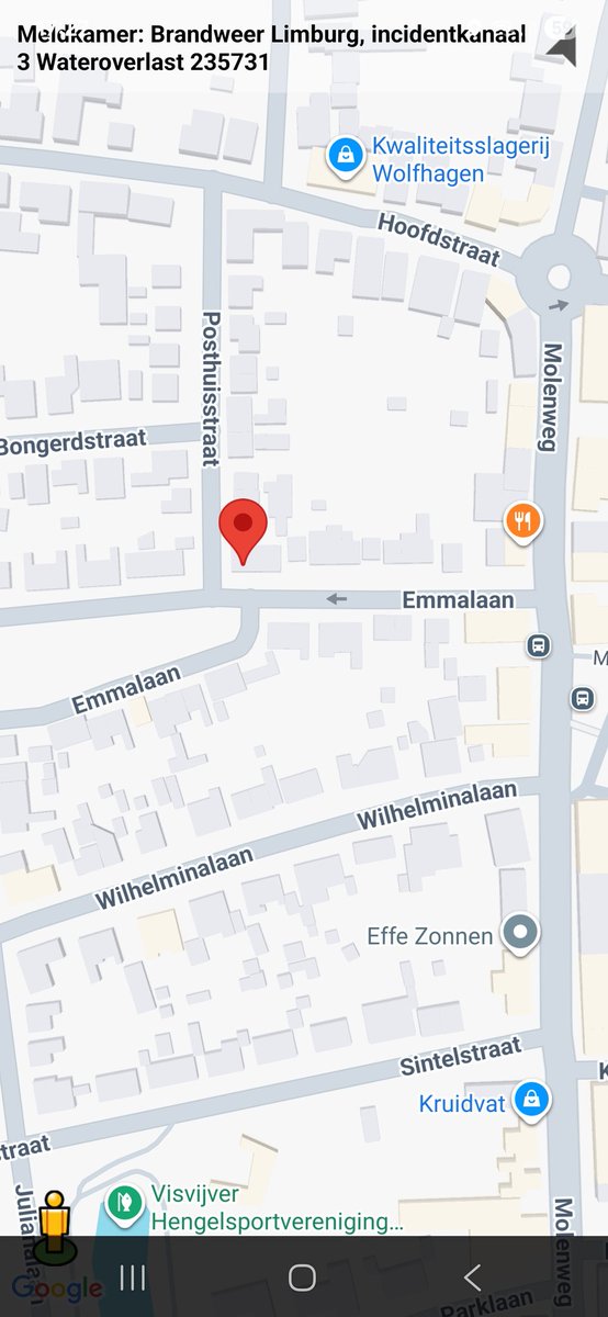 Inzet brandweer bij wateroverlast