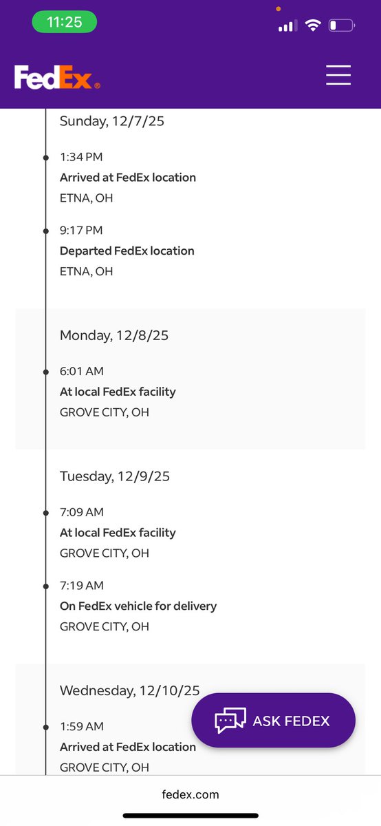 SherryAndrews17's tweet photo. @FedEx I wouldn’t count on it https://t.co/Y2MFLMQpiZ