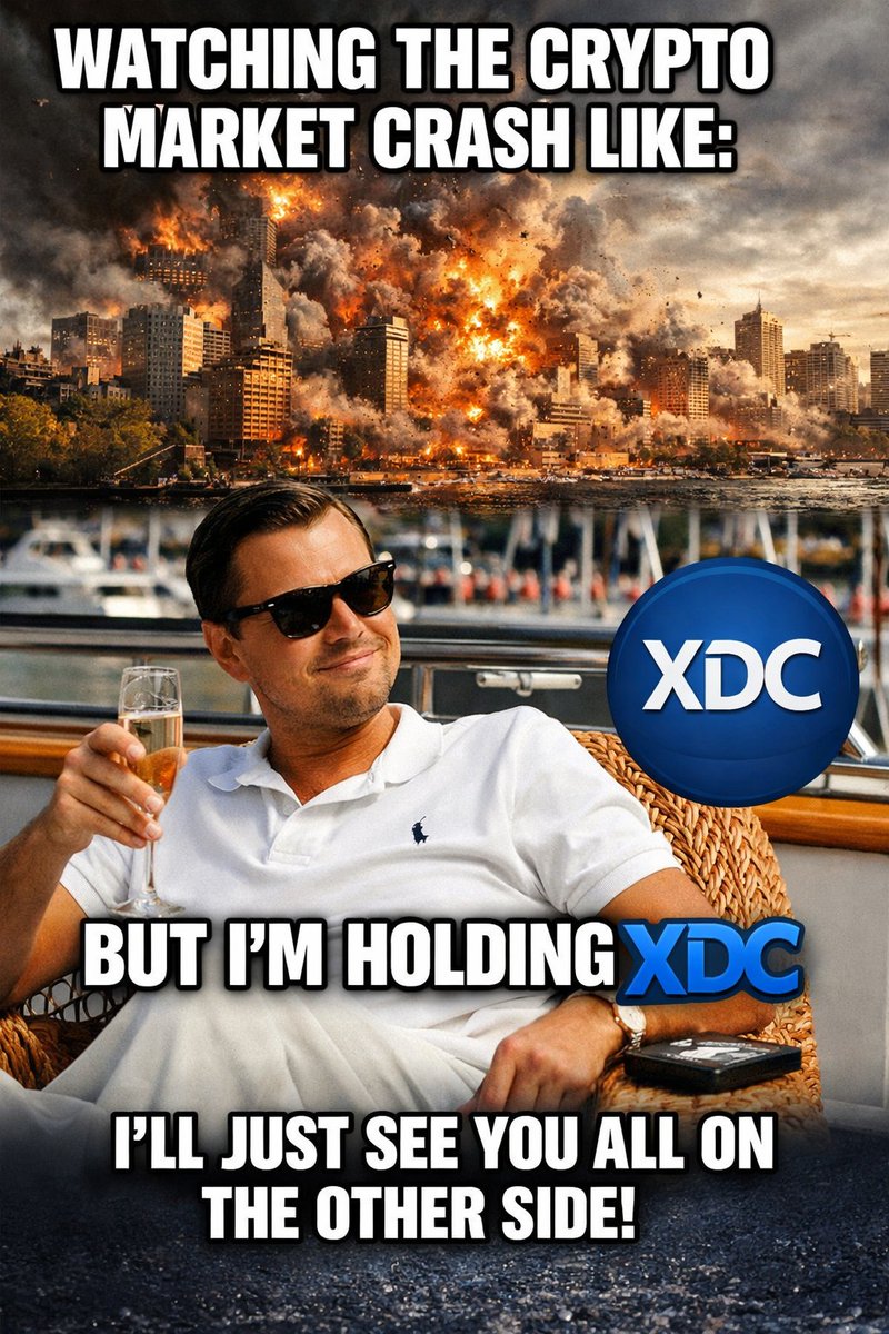💥 Market crashing?

😱 Everyone panicking…

😎 $XDC holders: just chilling

🚀 Built for real-world finance
⚡ Fast • Low fees • Enterprise ready

#XDC #XDCNetwork #CryptoMeme #HODL <a href="/XDCNetwork/">XDC Network</a> #โนเบล #StarAcademyLeLive #uzaksehir #4EVE5thAnniversary #falsissimo