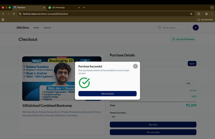 Aditya_Chawla20's tweet photo. First salary.
First investment. 
100xDevs Cohort 4.0 (Combined Bootcamp 1.0)  
Thanks @kirat_tw @100xDevs :) https://t.co/tx6JD5GbdG