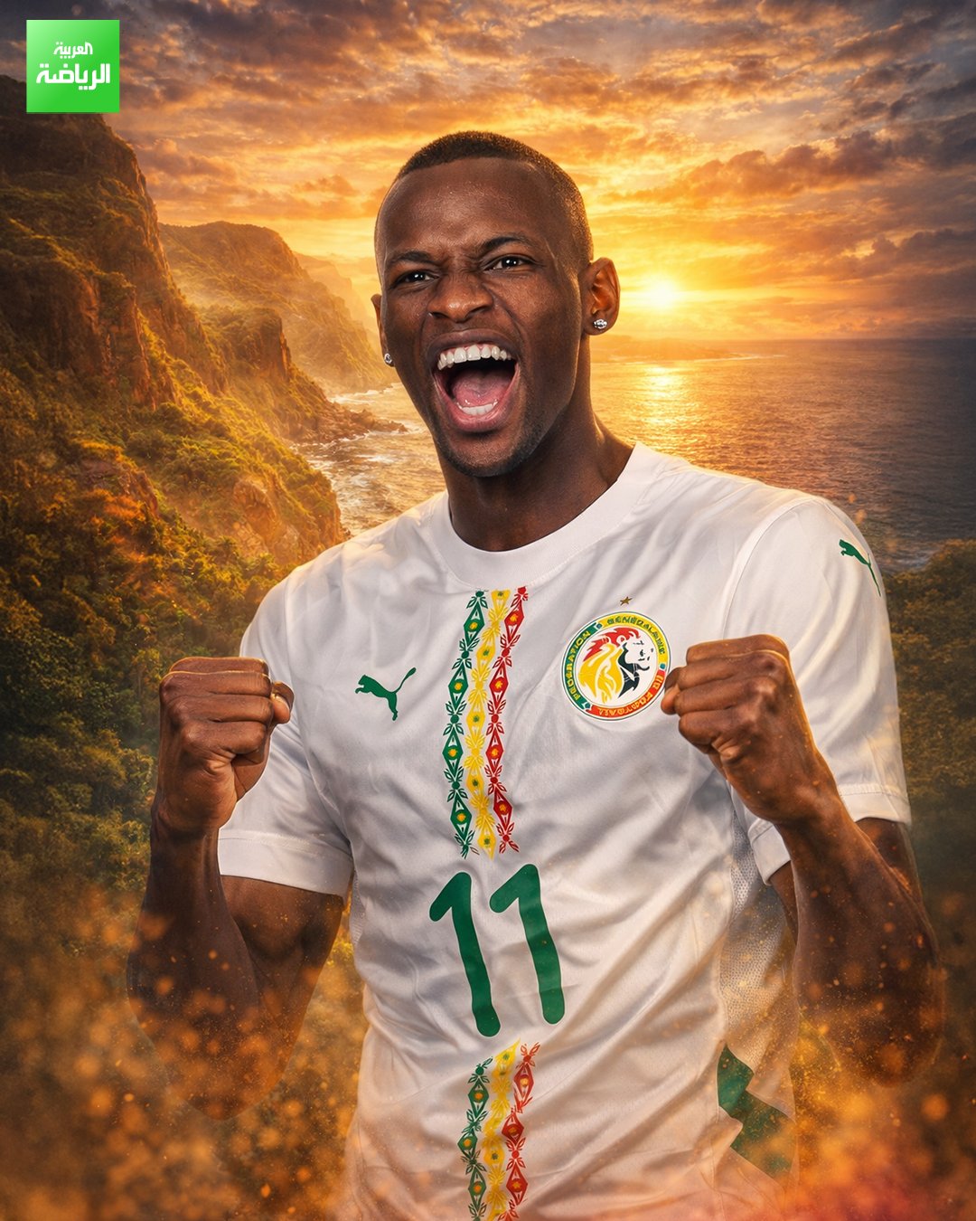 2023 4 مباريات - 0 أهداف. 2025 مباراة - هدفان. نيكولاس جاكسون يفتتح سجله التهديفي في كأس أمم إفريقيا بعد إخفاقه في النسخة الماضية 