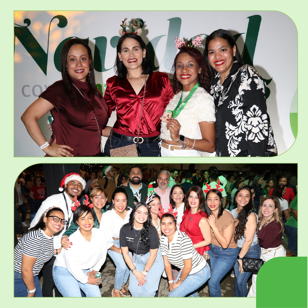 BancoBHD's tweet photo. En esta temporada especial, compartimos momentos únicos con nuestra #GenteBHD en encuentros llenos de alegría, unión y espíritu navideño. Además, aprovechamos la ocasión y reconocimos a quienes, con su compromiso y pasión, reflejan los valores de nuestra organización. #BancoBHD https://t.co/noCLCRiUkE