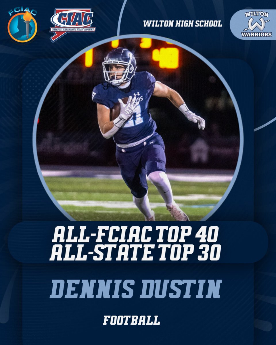 Congratulations, Dennis! 

Dennis Dustin broke two WHS Football records:

Single Season TD record (27) previously held by Harvey Alexander
Single Season Points record (162 pts) previously held by WHS Hall of Famer Justin Saverine '01