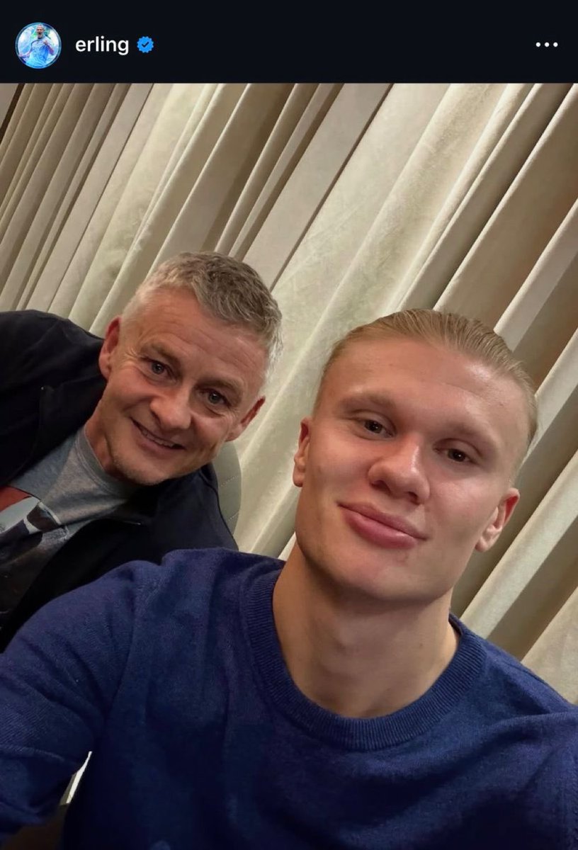 utdreport's tweet image. Erling Haaland on Ig: “knowledge.”