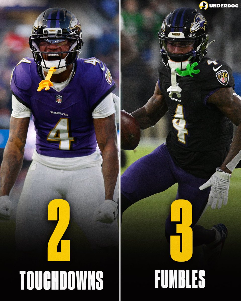 Underdog's tweet image. Zay Flowers made the Pro Bowl with these stats 😭