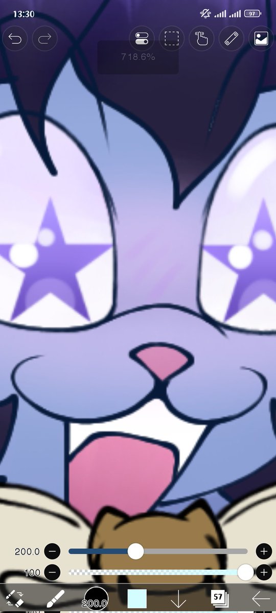 Mais um wip! Provavelmente vou postar perto do natal a arte completa kkkk #smallartist #comission