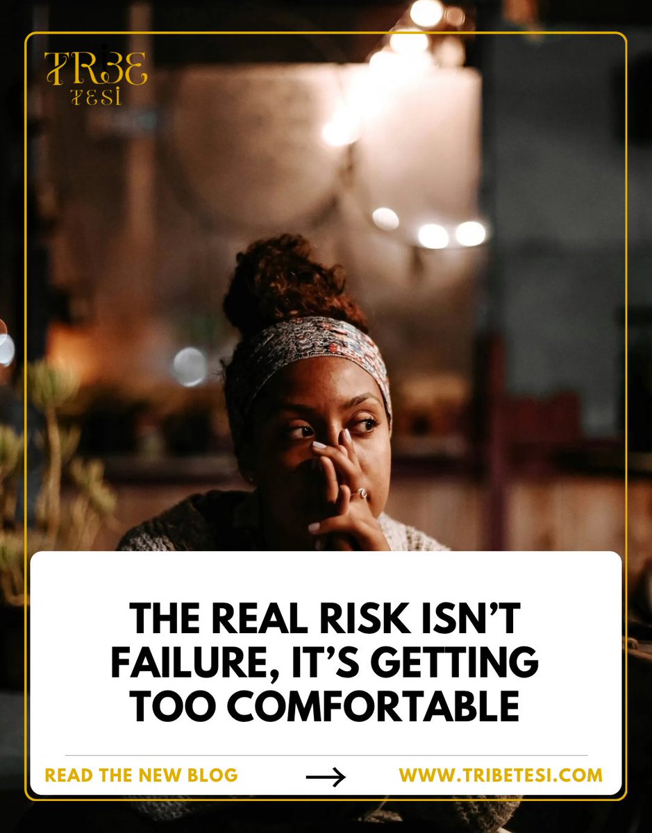 Comfort can be more dangerous than failure.

When things feel “fine”, that’s often when we stop paying attention. We ease off, trust too quickly, assume the work is done &amp; that’s when things quietly start to slip.

Read it here ⤵️
tribetesi.com/the-real-risk-…
…

#NewOnTheBlog #Blog