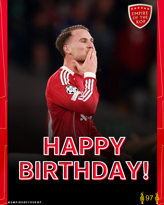 empireofthekop's tweet photo. Happy birthday to Alexis Mac Allister, who turns 27 today

Have a great one, Macca! 🎂🥳 https://t.co/8yCfAujrwC