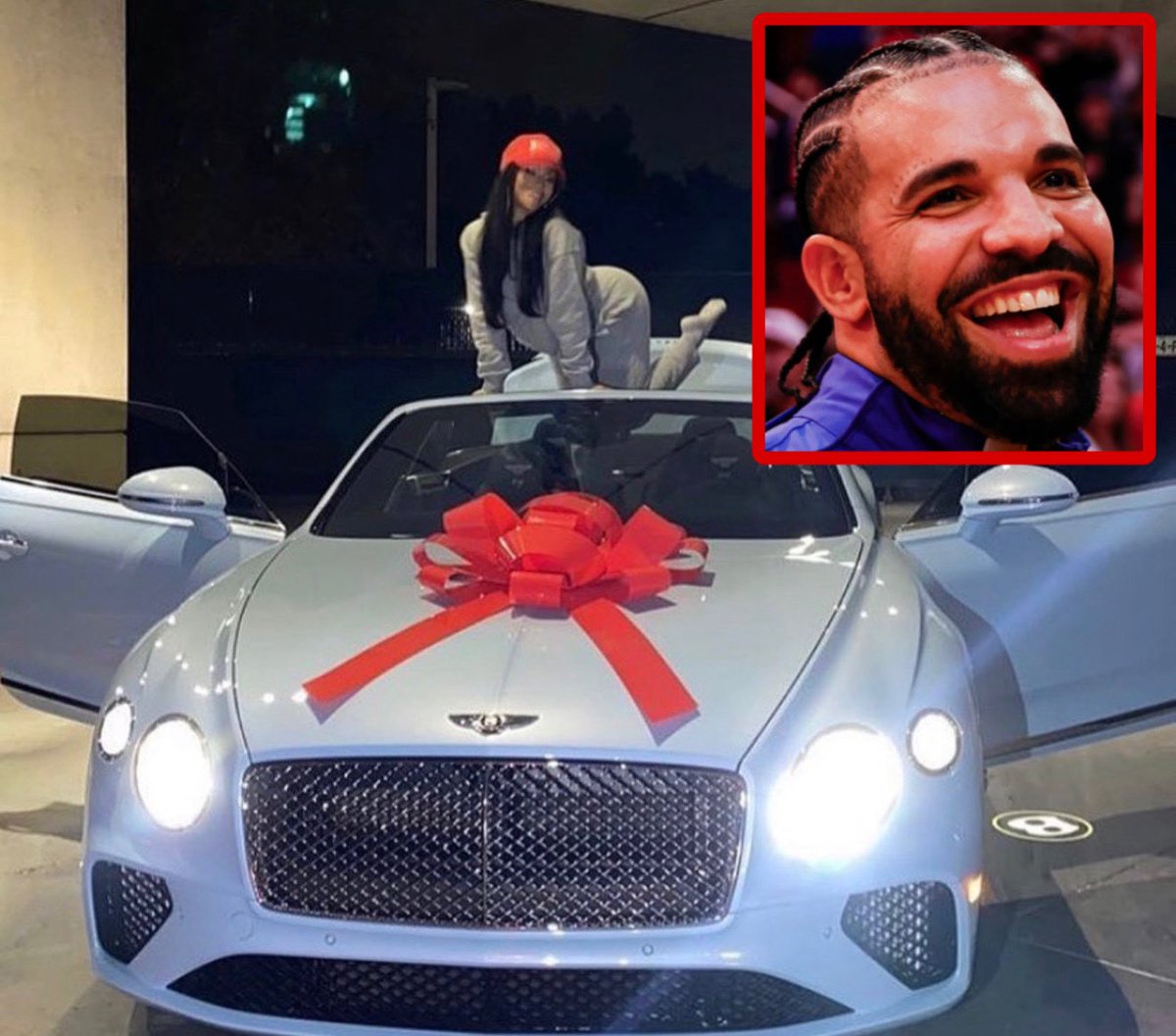Drake reveals that he bought the Bentley Quavo originally gifted to Saweetie after she sold it, then gifted it back to Quavo 👀

"I saw it for sale and I'm like 'Yo, Imma buy that back for my dog.'"