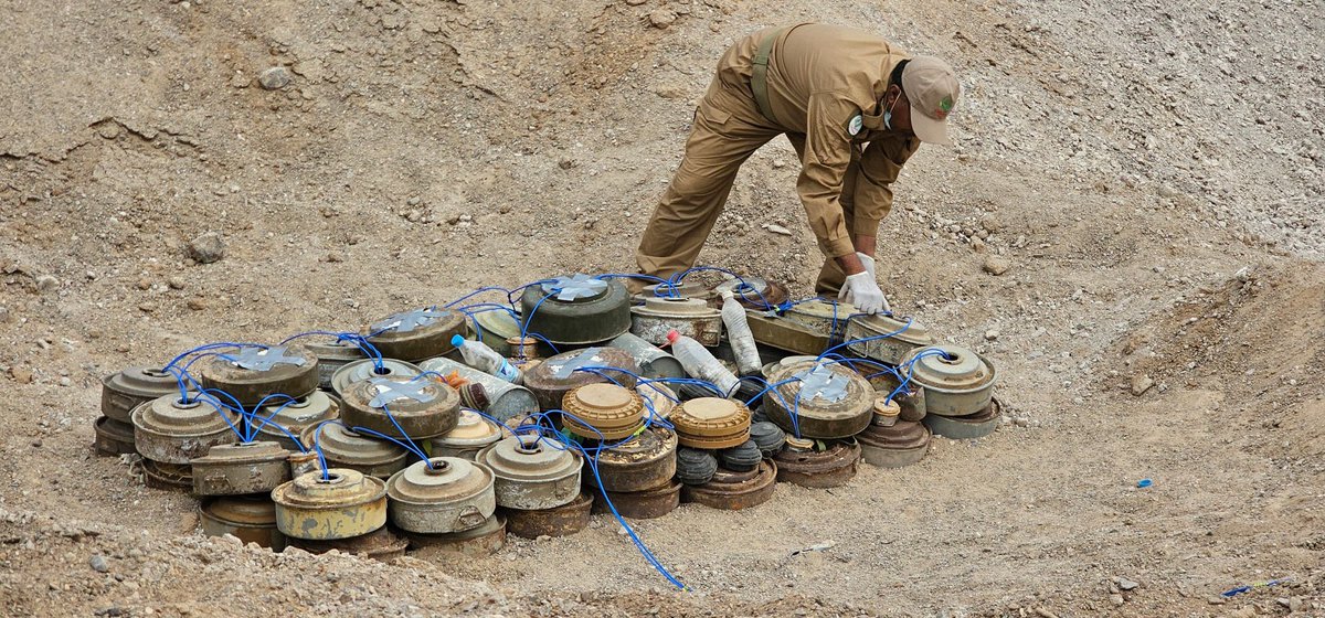 #مسام ينزع (924) لغمًا من الأراضي اليمنية خلال أسبوع

#السعودية #اليمن