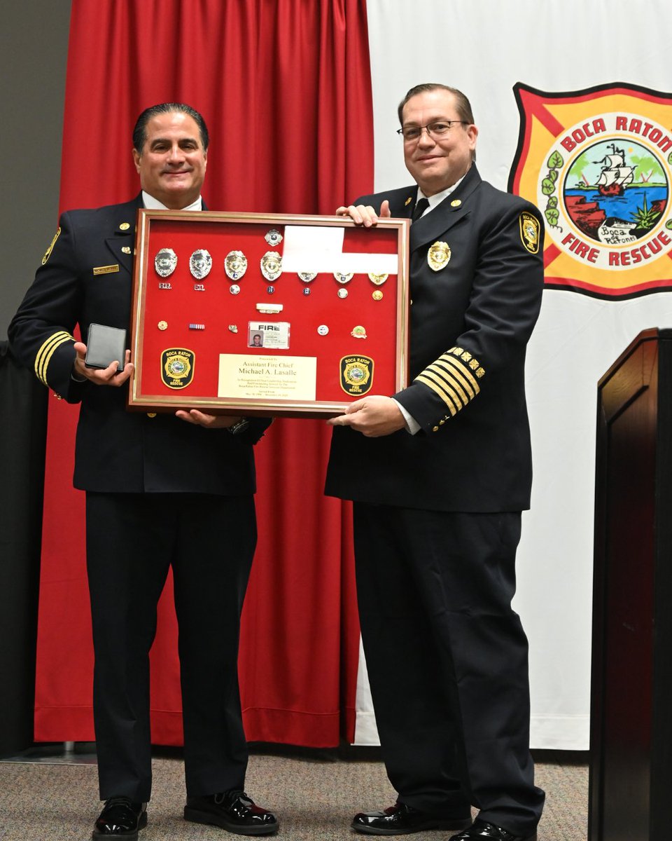 We proudly honor and celebrate the careers of our recent retirees, whose dedication, professionalism, and commitment to service have helped shape our department and strengthen our community.

We especially recognize Assistant Chief Michael LaSalle for his outstanding 34 years of