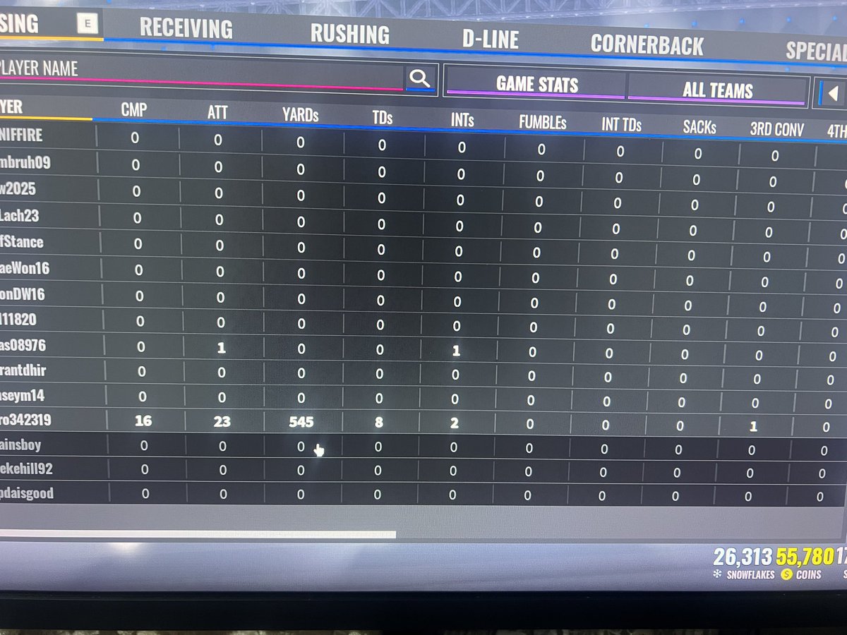 IF YOU EVER PUT ME AT QB YOURE NEVER GONNA TAKE ME OFF, IM THE