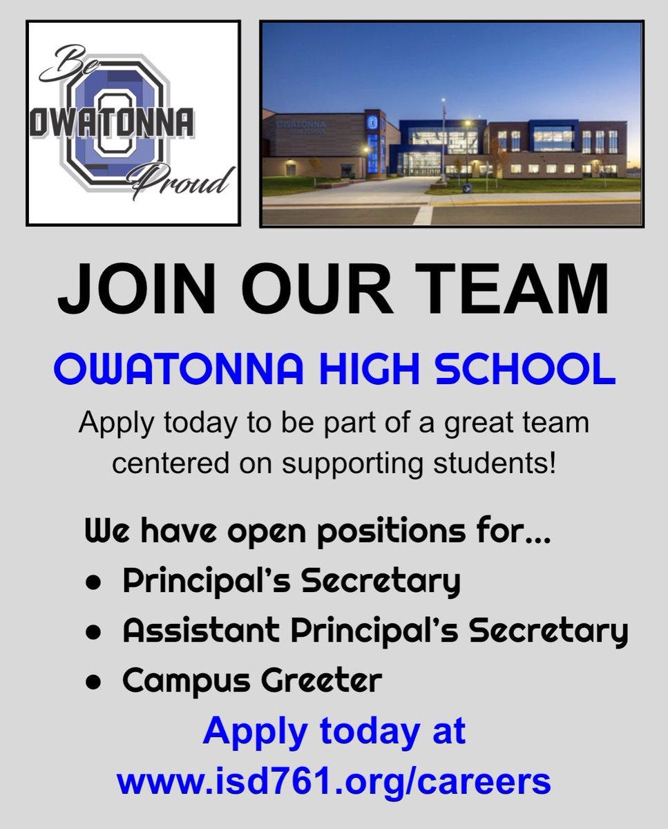 Owatonna High School tweet media
