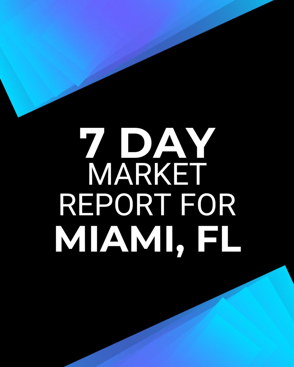 damoncohen's tweet image. Thinking about Miami condos? 📉

- 4,991 condos avg. $525K
- 140 days to sell
- $540/sq. ft.
- 26.3% price reductions – perfect for smart buys!

Ready to dive into Miami's condo market? Let's chat. #MiamiRealEstate #CondoChat 🏢🌴