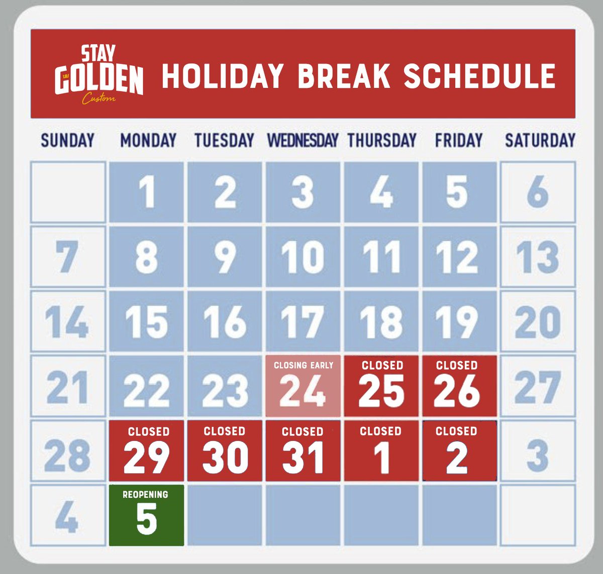 Stay Golden Custom® tweet media