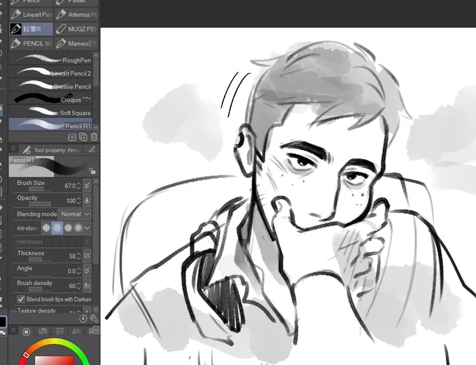 Wip comic but I start crying every 5 seconds for Robert Robertson the third 
